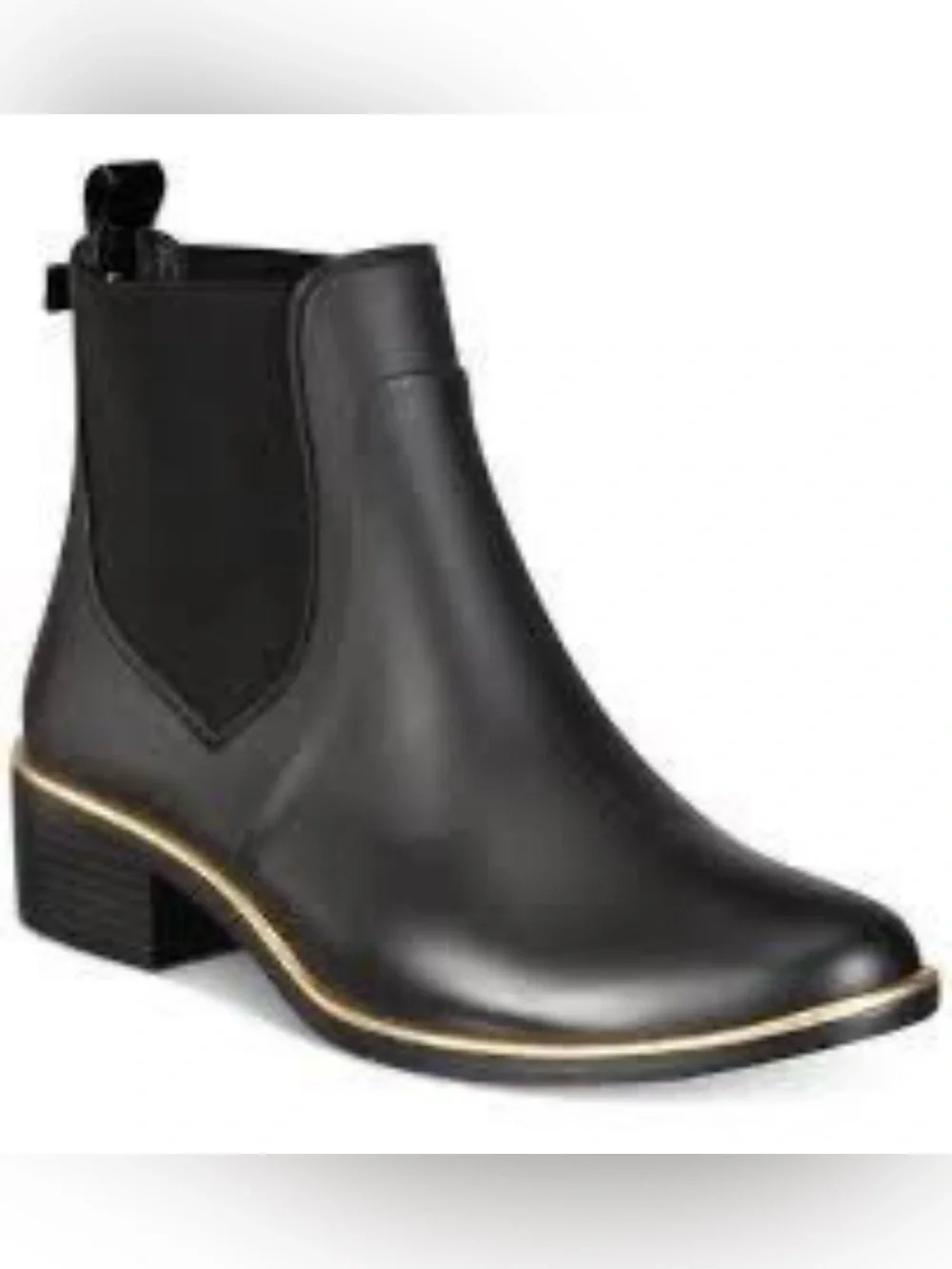 NWOB Kate Spade Womens Sedgewick Black Rain Boots Pull On Size 9
